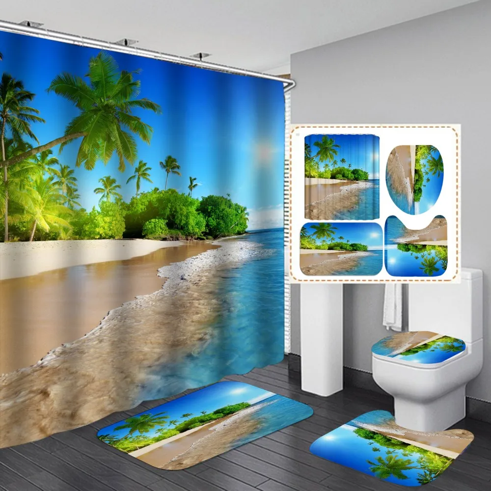 Landscape Blue Sea Boat Bath Shower Curtains Waterproof Bathing Simple Bath Curtain Bathroom Polyester Cloth Home Decor
Landscape Blue Sea Boat Bath Shower Curtains Waterproof Bathing Simple Bath Curtain Bathroom Polyester Cloth Home Decor
