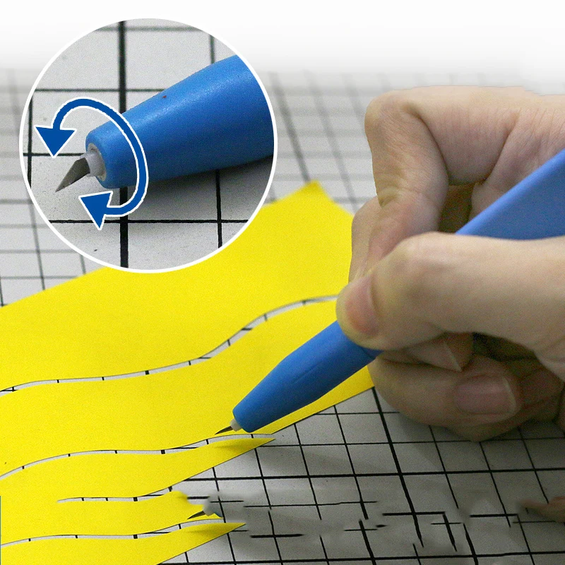 360-degree Rotary Pen Knife Carving Knife Self-rotating Military Model Making Tool
360-degree Rotary Pen Knife Carving Knife Self-rotating Military Model Making Tool