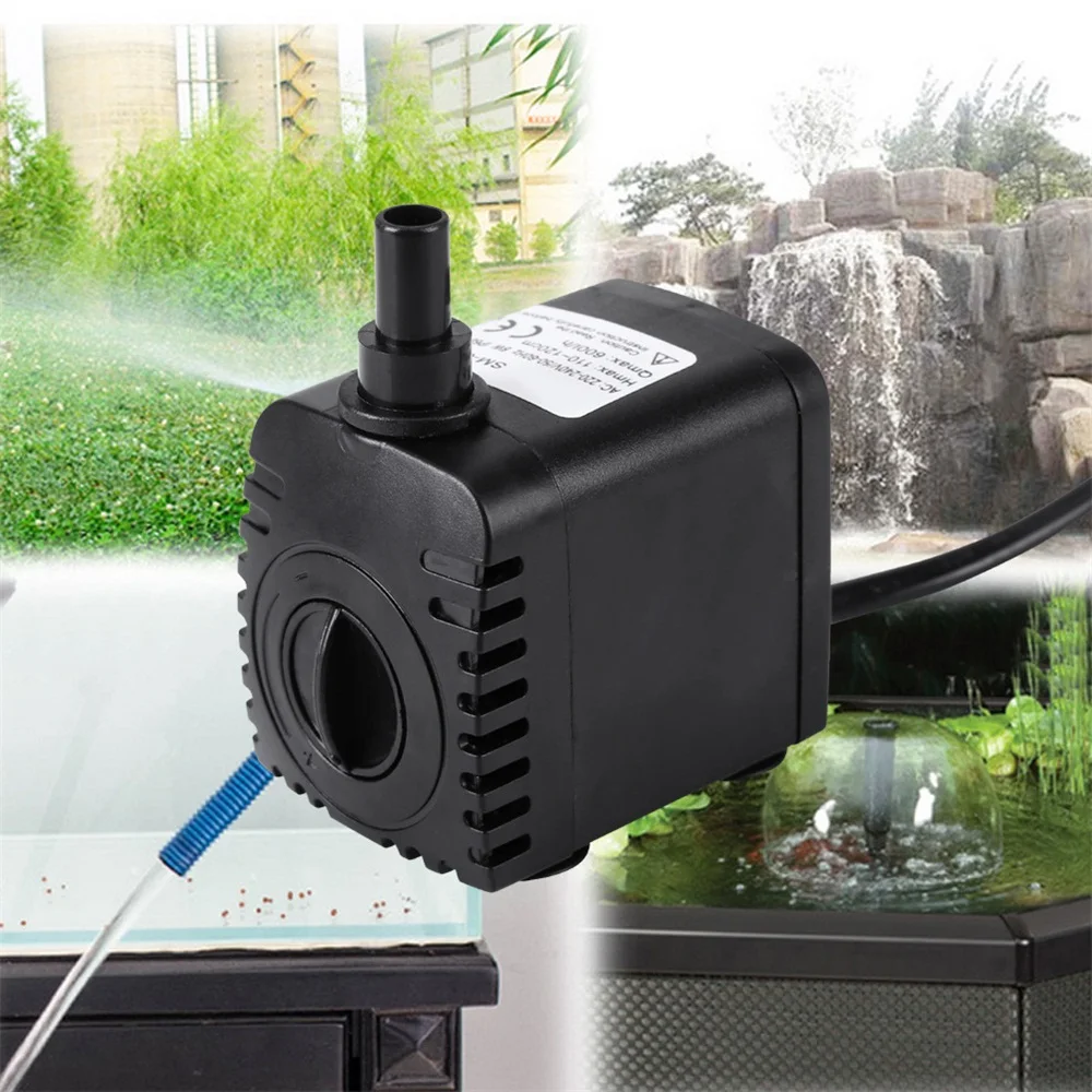 1pcs 6W/8W Ultra-Quiet Submersible Water Fountain Pump Filter Fish Pond Aquarium Water Pump Tank Fountain
1pcs 6W/8W Ultra-Quiet Submersible Water Fountain Pump Filter Fish Pond Aquarium Water Pump Tank Fountain