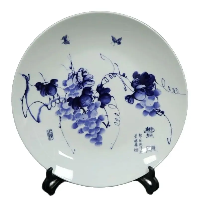 Chinese Old Porcelain Blue And White Multi Child Multi Blessing Pattern Appreciation Plate
Chinese Old Porcelain Blue And White Multi Child Multi Blessing Pattern Appreciation Plate