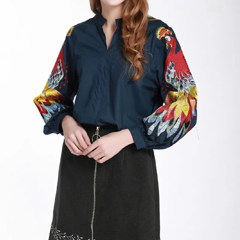 TEELYNN ethnic Phoenix floral Embroidery women blouse shirt 2020 vintage lantern long sleeve cotton blouses boho casual blusas
TEELYNN ethnic Phoenix floral Embroidery women blouse shirt 2020 vintage lantern long sleeve cotton blouses boho casual blusas