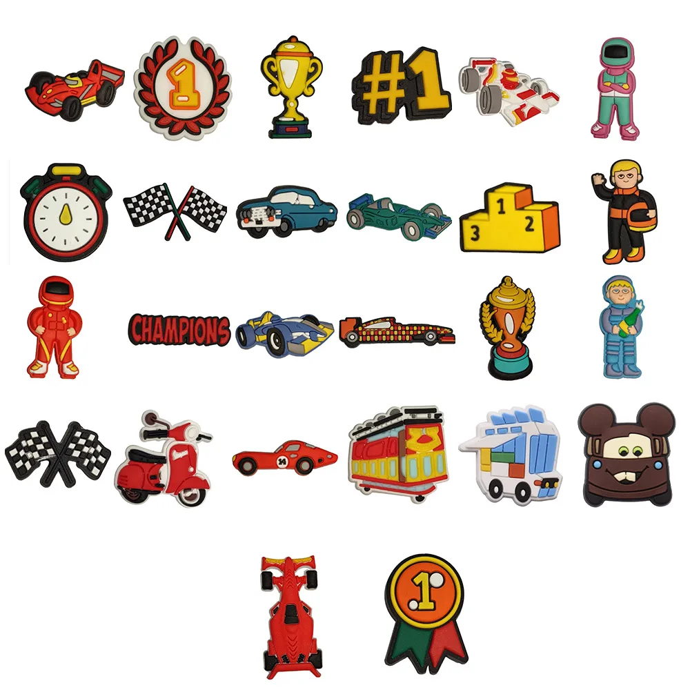 1Pcs Racer Car NO.1 Clock Cool Motorcycle PVC Shoe Charms Accessories Shoe Decoration For Wristband Croc Jibz Boys X-MAS Gift
1Pcs Racer Car NO.1 Clock Cool Motorcycle PVC Shoe Charms Accessories Shoe Decoration For Wristband Croc Jibz Boys X-MAS Gift