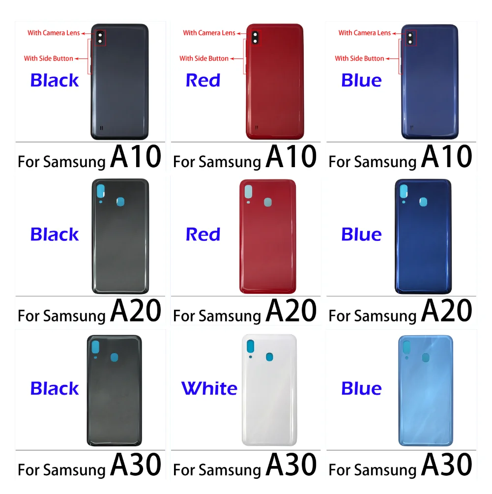 Крышка батарейного отсека для Samsung Galaxy A10, A20, A30, A10, A20, A30, Задняя стеклянная крышка корпуса, сменная Крышка батарейного отсека, заднее стекло, ...
Крышка батарейного отсека для Samsung Galaxy A10, A20, A30, A10, A20, A30, Задняя стеклянная крышка корпуса, сменная Крышка батарейного отсека, заднее стекло, ...