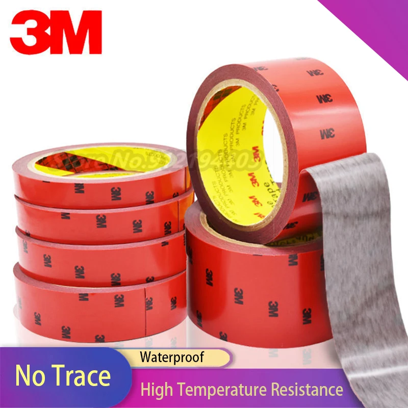 3Meters/Roll Strong Double Sided Tape Adhesive 3M Black Car Wiper Thickening Waterproof Shock-Absorption Fixed Foam Non-Marking
3Meters/Roll Strong Double Sided Tape Adhesive 3M Black Car Wiper Thickening Waterproof Shock-Absorption Fixed Foam Non-Marking