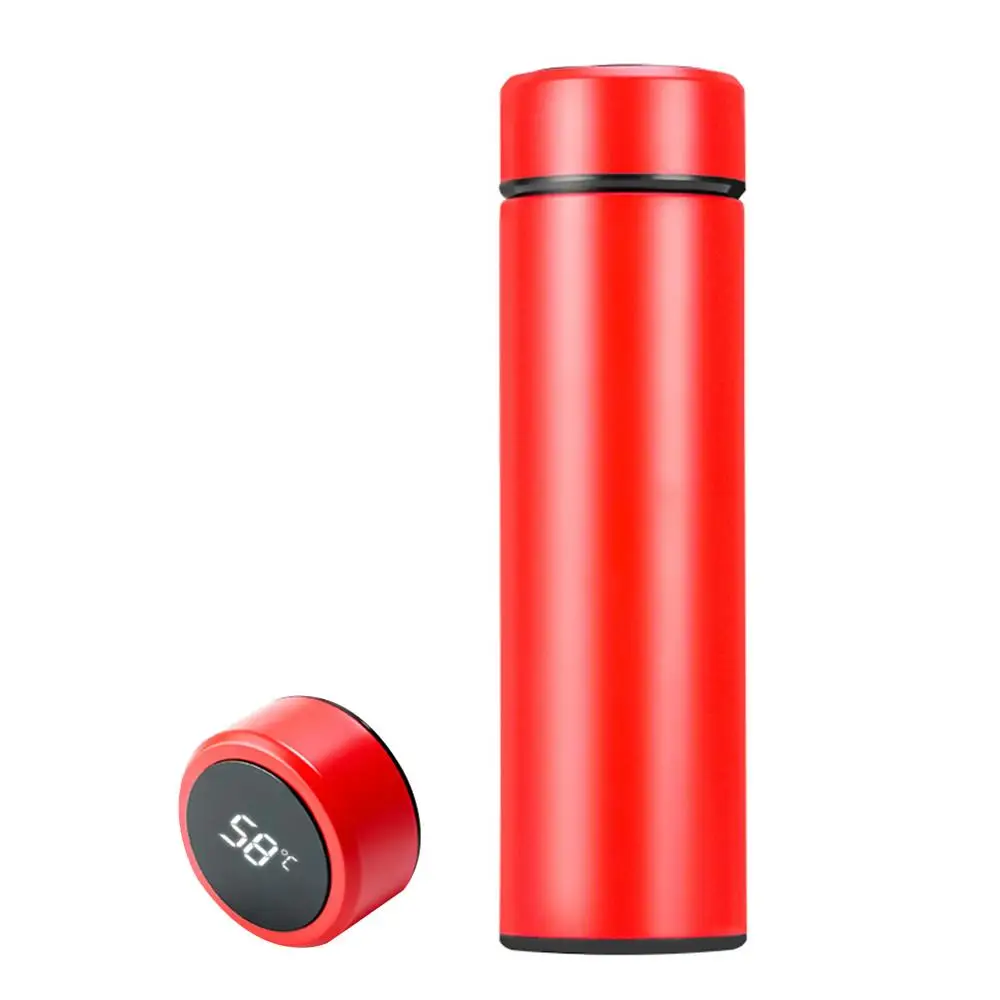 500ml Insulated Water Bottle Cup travel thermos Bottle Stainless Steel LED Built-in Battery Touch Screen Temperature Display
500ml Insulated Water Bottle Cup travel thermos Bottle Stainless Steel LED Built-in Battery Touch Screen Temperature Display