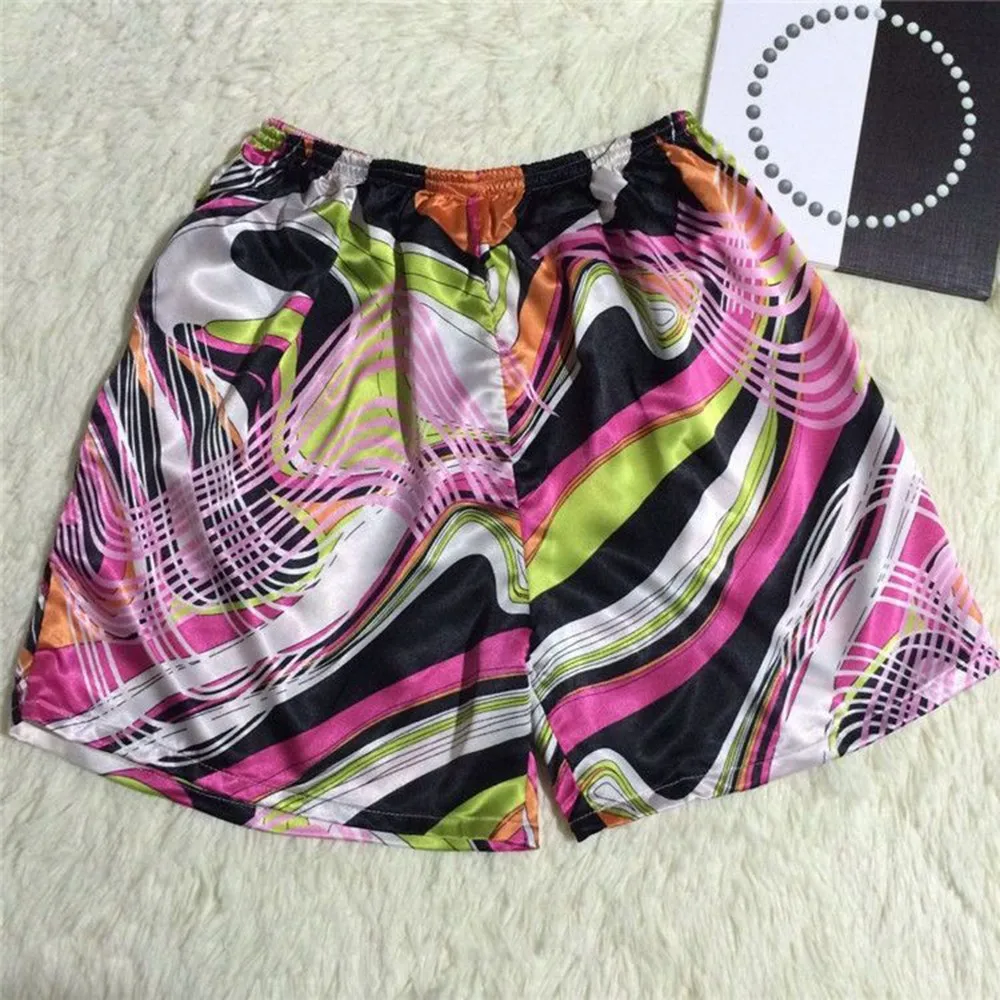 Mens Home Emulation Silk Satin Pajamas Shorts Nightwear Pyjamas Pants Sleep Bottoms Male Pijama Sleepwear Leisure Home Clothing
Mens Home Emulation Silk Satin Pajamas Shorts Nightwear Pyjamas Pants Sleep Bottoms Male Pijama Sleepwear Leisure Home Clothing