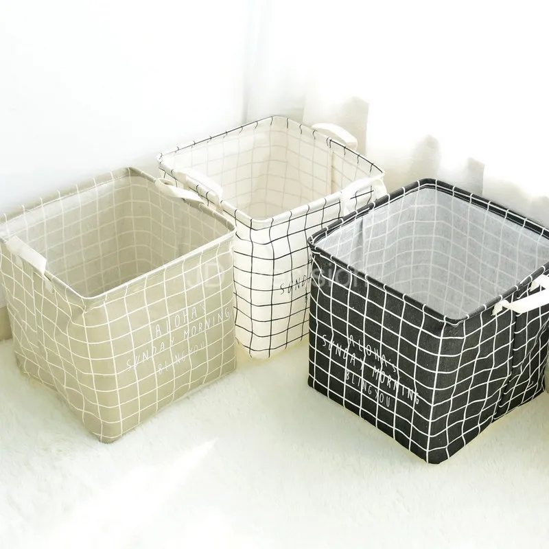 Underwear Toy Storage Box Foldable Sundries Storage basket Cotton Linen Storage Basket Desktop organizer Cute Cosmetic Container
Underwear Toy Storage Box Foldable Sundries Storage basket Cotton Linen Storage Basket Desktop organizer Cute Cosmetic Container
