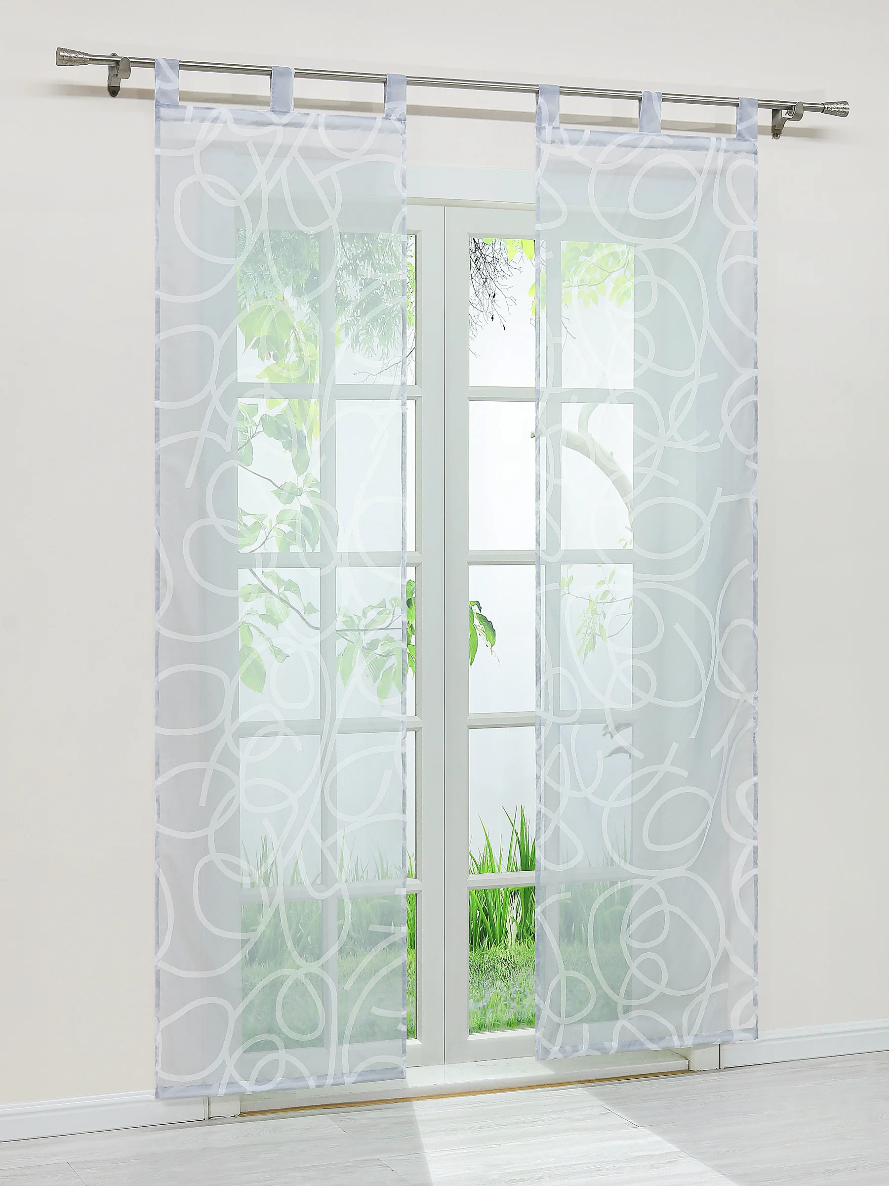 2PCS Window Curtain Printed Pattern For Home Living Room Screening Sheer Voile Fabric Decoration Drape Tab Top
2PCS Window Curtain Printed Pattern For Home Living Room Screening Sheer Voile Fabric Decoration Drape Tab Top