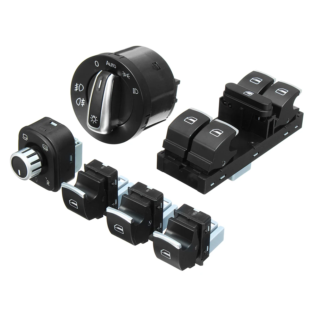 Window Headlight Mirror Feul Flap Door Control Switch Button for VW Jetta Golf MK5 6 Tiguan RABBIT Switch relay Interior parts
Window Headlight Mirror Feul Flap Door Control Switch Button for VW Jetta Golf MK5 6 Tiguan RABBIT Switch relay Interior parts