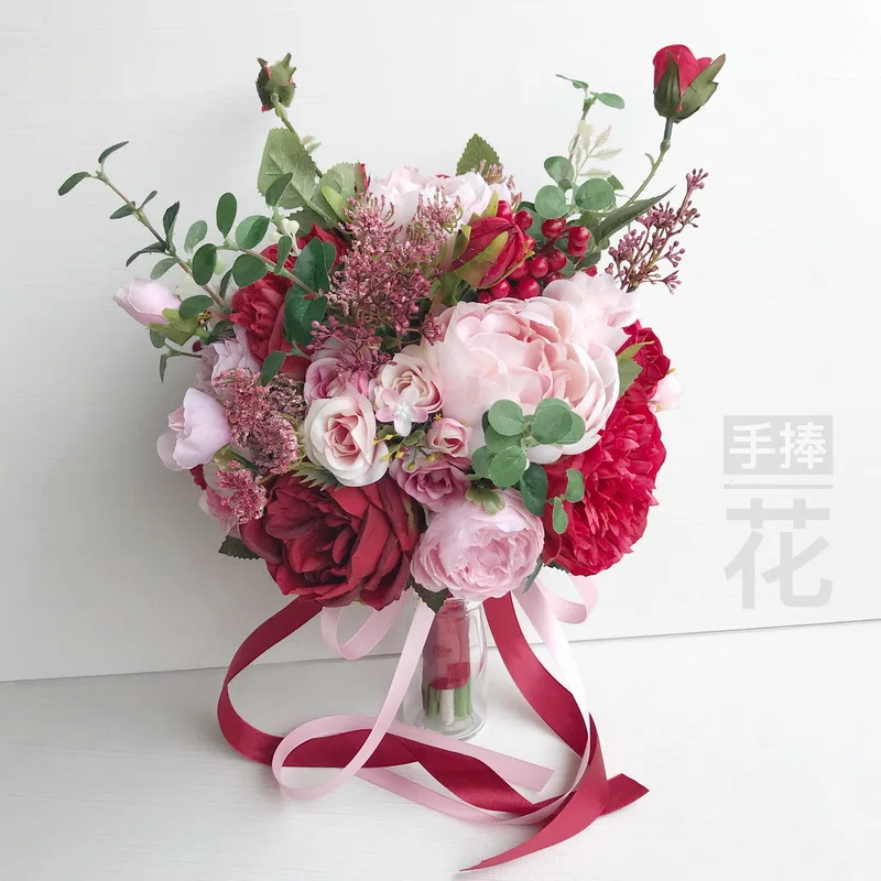 Hydrangea Artificial Flowers High Quality Bouquet Valentines Day Fake Flower Roses Wedding Accessories Mariage Love Gift EB50JH 
Hydrangea Artificial Flowers High Quality Bouquet Valentines Day Fake Flower Roses Wedding Accessories Mariage Love Gift EB50JH