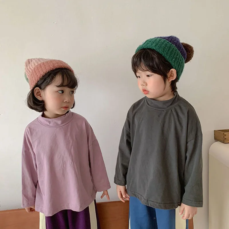MILANCEL 2021 Autumn New Kids Shirts Half Turtle Neck Boys Shirts Base Girls Blouse Korean Style Kids Tops
MILANCEL 2021 Autumn New Kids Shirts Half Turtle Neck Boys Shirts Base Girls Blouse Korean Style Kids Tops