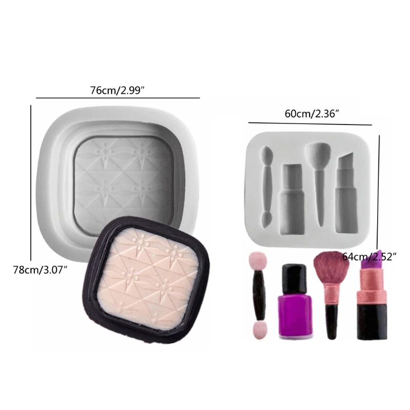 5Pcs DIY Lipstick Eyeshadow Palette Resin Mold Makeup Case Keychain Pendant Mold X4YA
5Pcs DIY Lipstick Eyeshadow Palette Resin Mold Makeup Case Keychain Pendant Mold X4YA