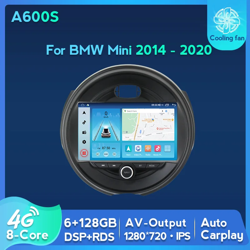 4G LTE Car GPS Navigation Radio Video NO DVD Player For BMW Mini 2014 2015 2016 2017 2018 2019 2020 Built-in Carplay Cooling Fan
4G LTE Car GPS Navigation Radio Video NO DVD Player For BMW Mini 2014 2015 2016 2017 2018 2019 2020 Built-in Carplay Cooling Fan