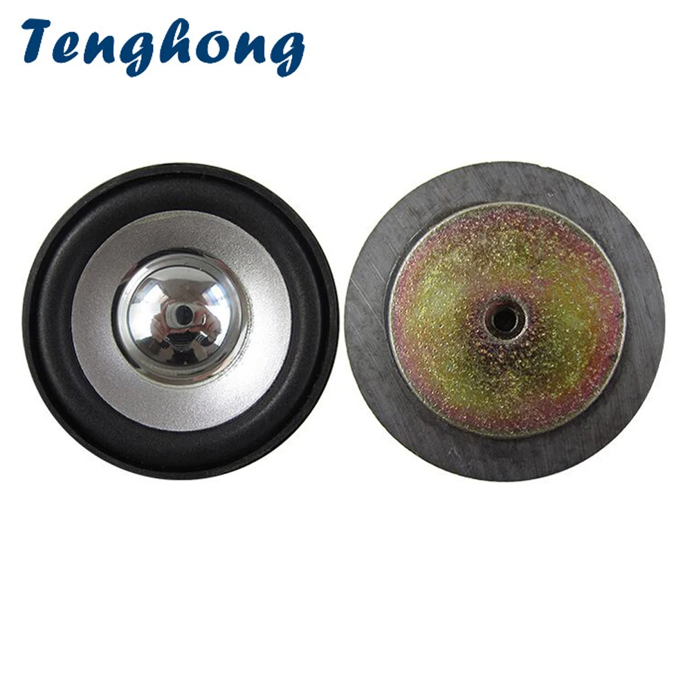 

Tenghong 2pcs 8Ohm 5W Full Range Speaker 2.5 Inch Audio Portable Speakers For Outdoor Alarm Waterproof Loudspeaker DIY 14 Core