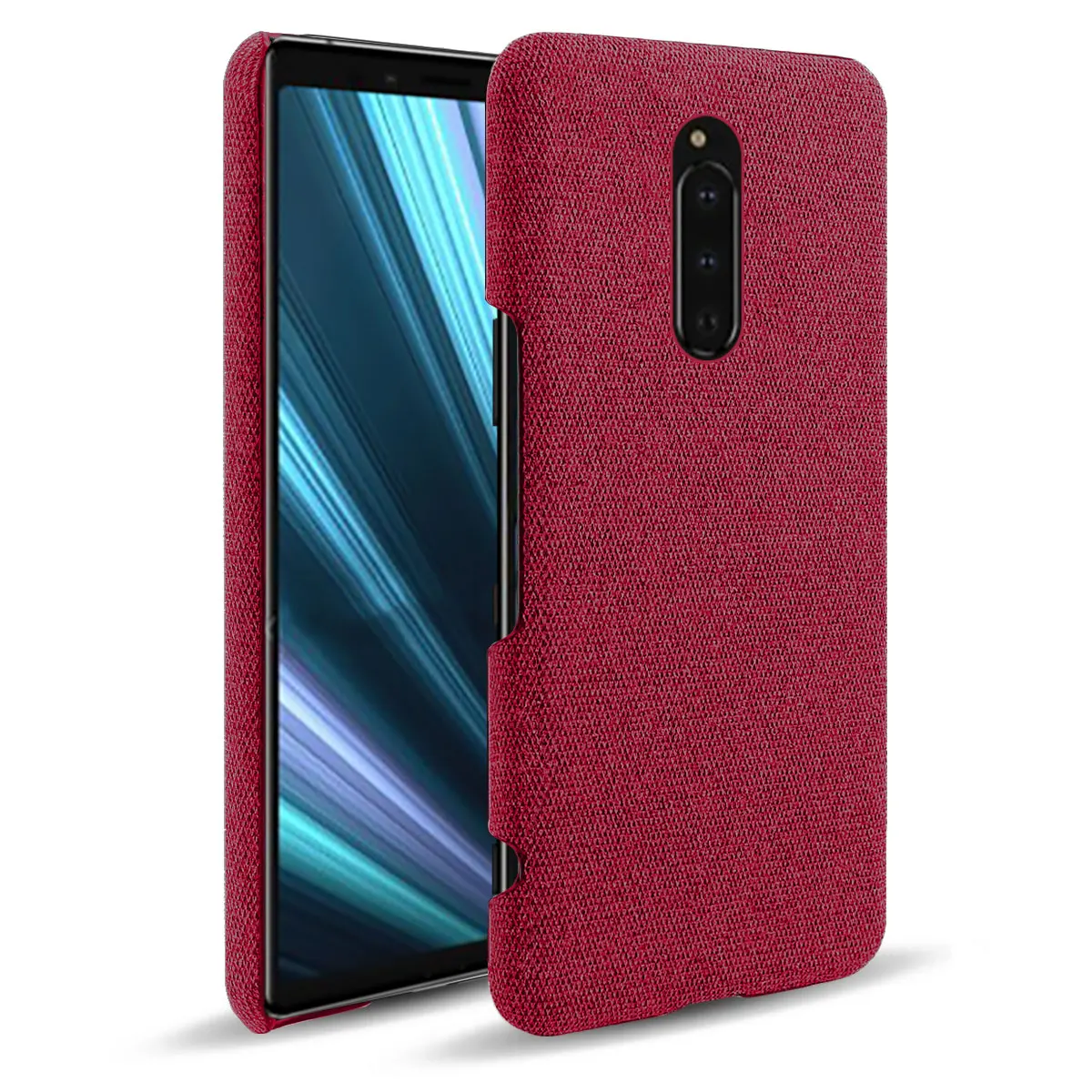 Solid Color Cloth Leather Case For Sony Xperia XZ4 Cases Hard PC Back Cover
Solid Color Cloth Leather Case For Sony Xperia XZ4 Cases Hard PC Back Cover
