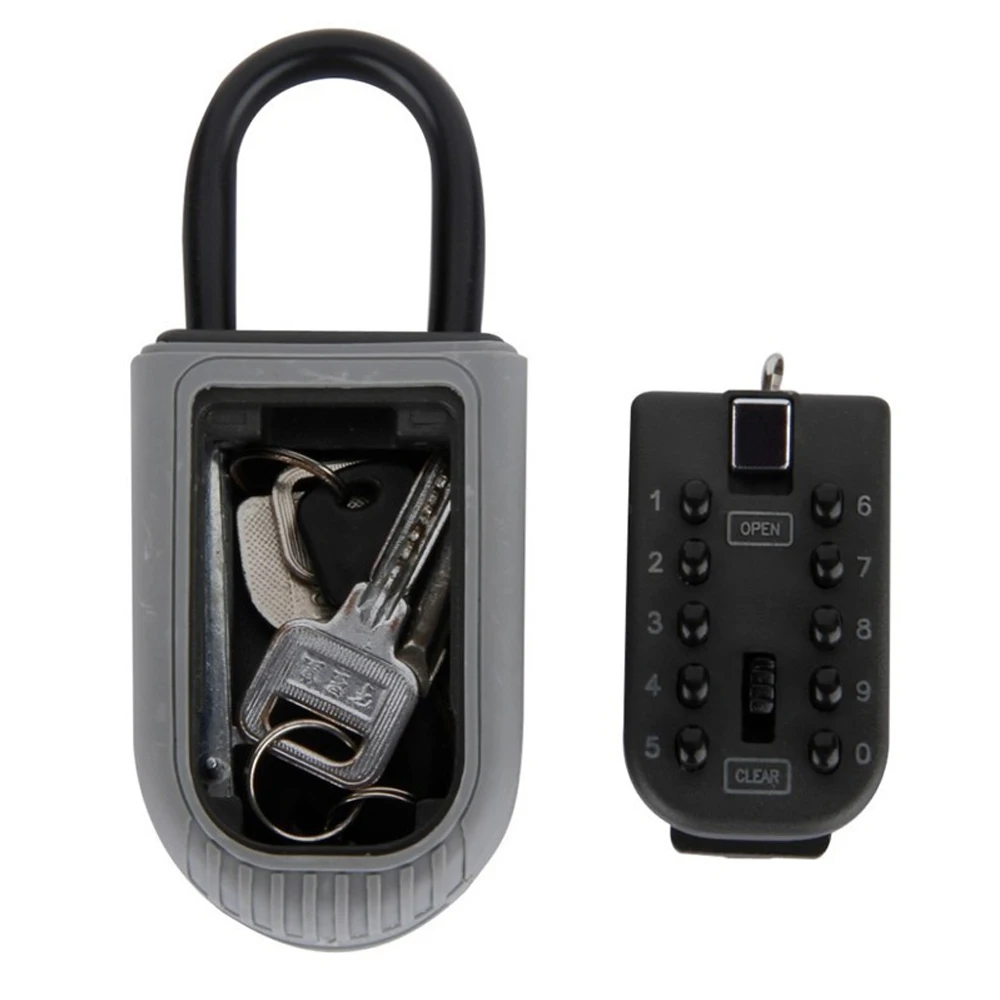 Wall-Mounted Key Password Key Box Household Key Storage Box Key Box Storage BoxWall-MountedOutdoor Key Storage Lock Box 10-Digit
Wall-Mounted Key Password Key Box Household Key Storage Box Key Box Storage BoxWall-MountedOutdoor Key Storage Lock Box 10-Digit