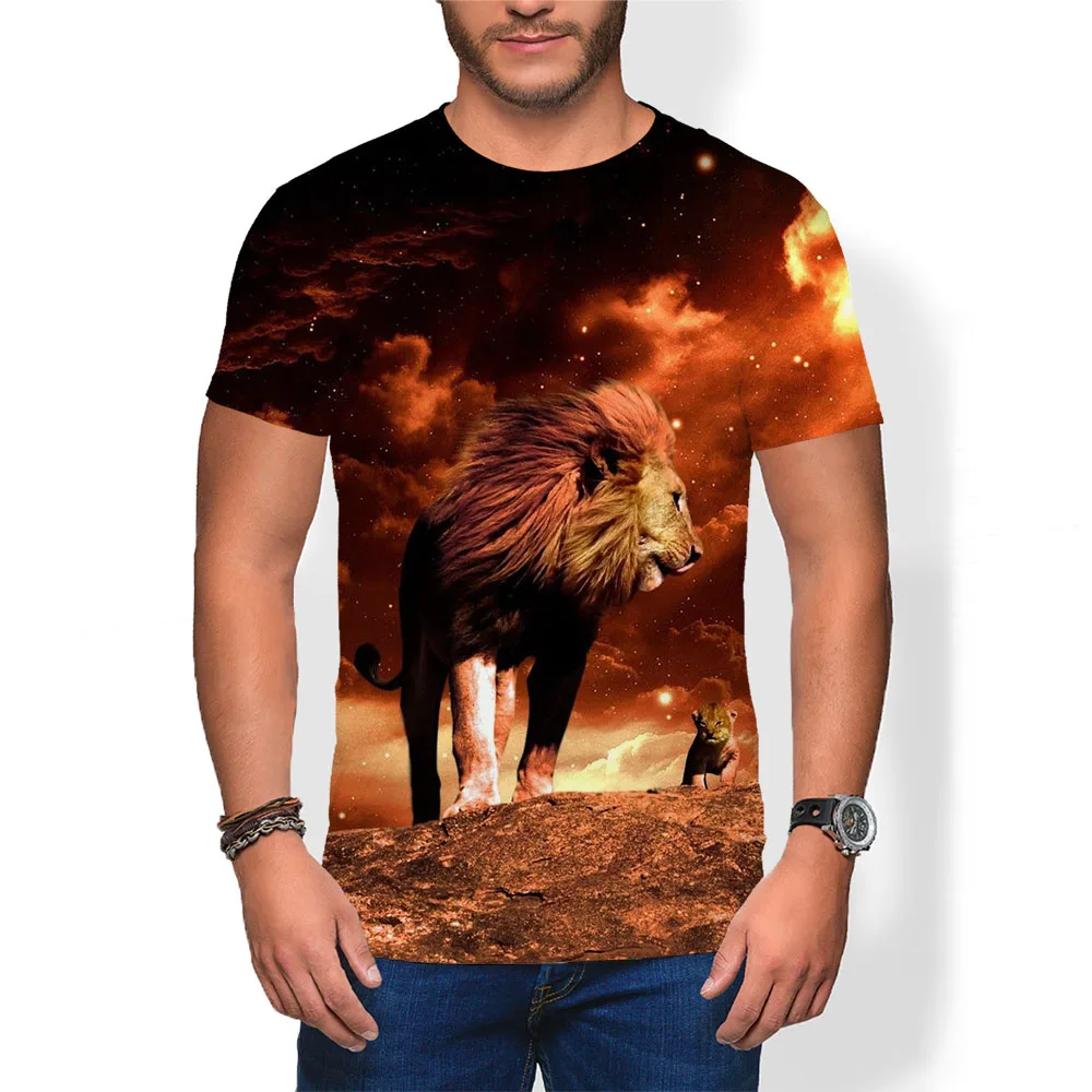 Cartoon Child Tshirt Kids Animal Lion Short t Shirt Boys Top Tee Shirt Sports cute harajuku Girls t-shirt Anime clothes t-shirts
Cartoon Child Tshirt Kids Animal Lion Short t Shirt Boys Top Tee Shirt Sports cute harajuku Girls t-shirt Anime clothes t-shirts