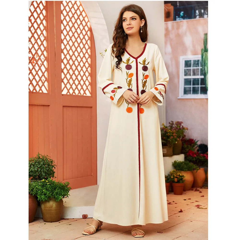 2021 New Abaya Dubai Women Muslim Hijab Dress Embroidery Kaftan Turkey Party Gown Arab Robe Caftan Moroccan Islamic Clothing 4XL
2021 New Abaya Dubai Women Muslim Hijab Dress Embroidery Kaftan Turkey Party Gown Arab Robe Caftan Moroccan Islamic Clothing 4XL