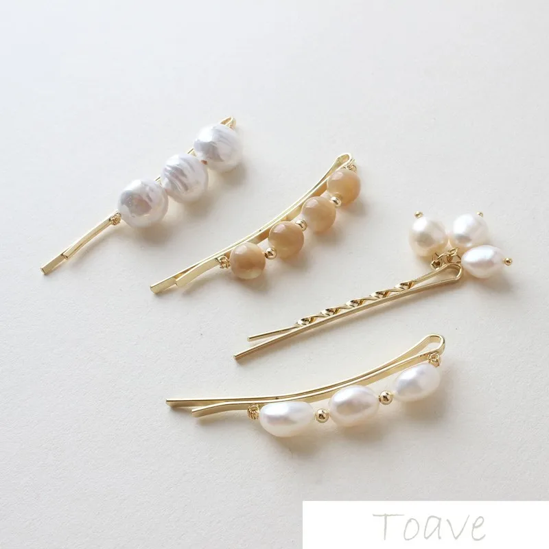 4pcs Maintains Color Gold Plating Long Clip Diplopore Natural Baroque Pearl DIY Beads Loose Beads Hair Clip Material
4pcs Maintains Color Gold Plating Long Clip Diplopore Natural Baroque Pearl DIY Beads Loose Beads Hair Clip Material