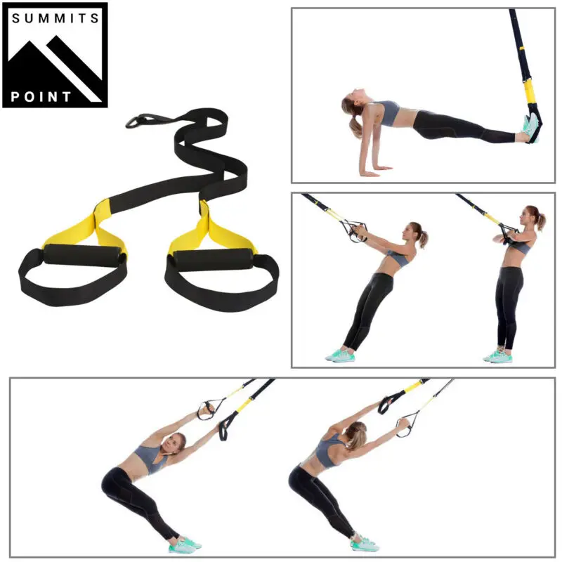 Home Gym Suspension Resistance Strength Training Fitness Straps Workout Trainer
Home Gym Suspension Resistance Strength Training Fitness Straps Workout Trainer