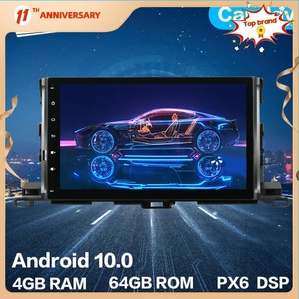 For Toyota Highlander 2015 - 2017 Android 10.0 4G+64GB Car DVD Player Radio GPS Navigation Car Stereo HD Multimedia DSP Carplay
For Toyota Highlander 2015 - 2017 Android 10.0 4G+64GB Car DVD Player Radio GPS Navigation Car Stereo HD Multimedia DSP Carplay