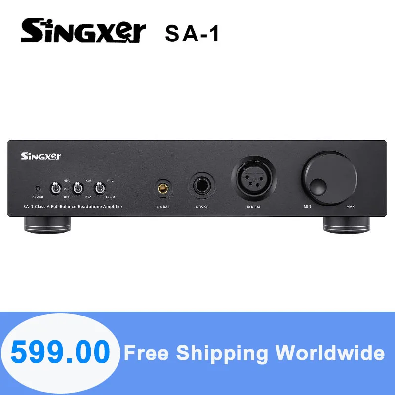 Усилитель для наушников Singxer SA-1, полностью сбалансированный дискретный усилитель класса A, SA1, поддержка XLR/6,35 мм/4,4 мм, многоинтерфейсный предусилитель
Усилитель для наушников Singxer SA-1, полностью сбалансированный дискретный усилитель класса A, SA1, поддержка XLR/6,35 мм/4,4 мм, многоинтерфейсный предусилитель