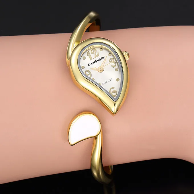 Женские часы роскошный браслет в форме сердца наручные золотой маленький