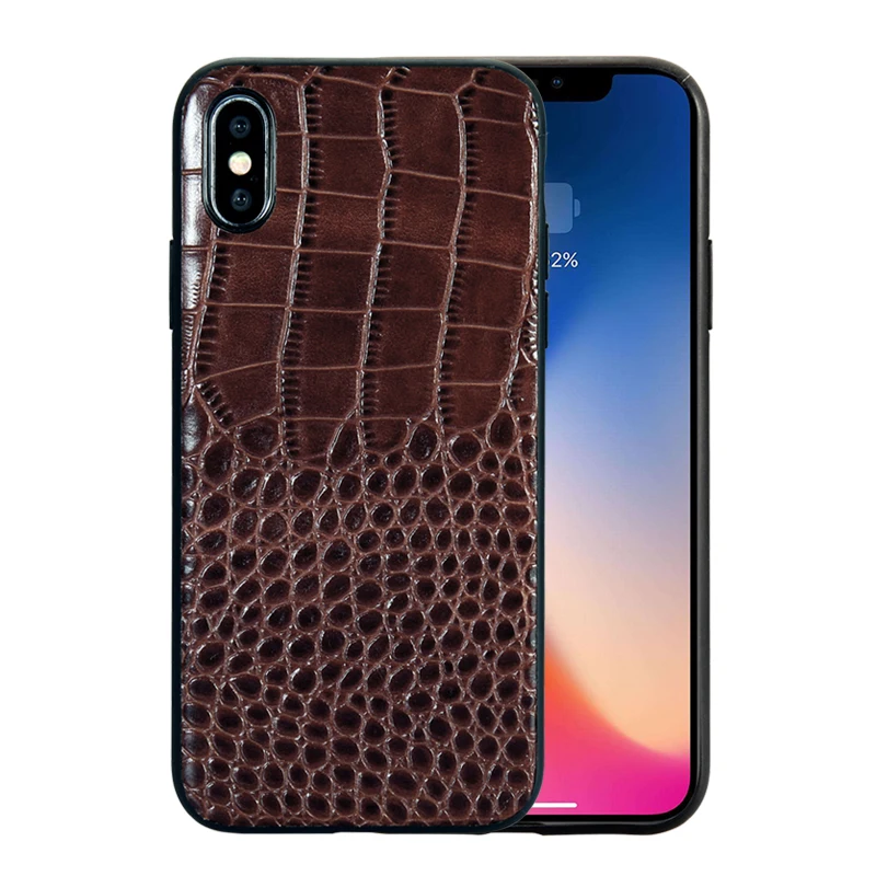 Роскошные Чехлы из натуральной кожи для iphone 6 7 8 plus, ударопрочный чехол с крокодиловым лицевым покрытием для iphone x xr xs max, чехол для Apple 
Роскошные Чехлы из натуральной кожи для iphone 6 7 8 plus, ударопрочный чехол с крокодиловым лицевым покрытием для iphone x xr xs max, чехол для Apple