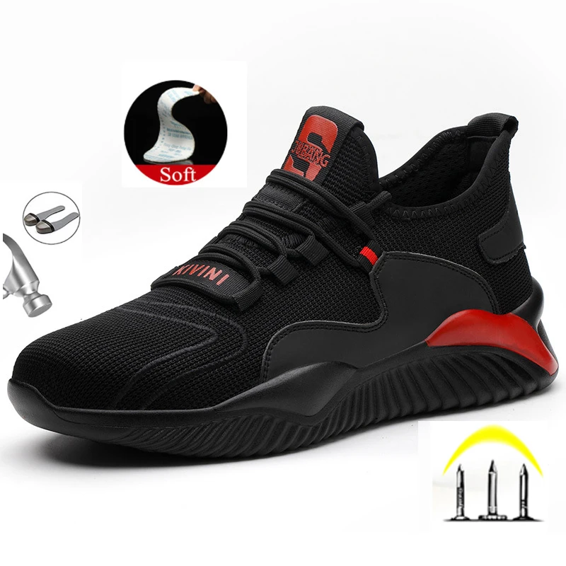 Drop Shipping Men's Steel Toe Cap Protective Work Shoes Outdoor Anti Smashing Shoes Men Puncture Proof Safety Shoes Sneakers
Drop Shipping Men's Steel Toe Cap Protective Work Shoes Outdoor Anti Smashing Shoes Men Puncture Proof Safety Shoes Sneakers