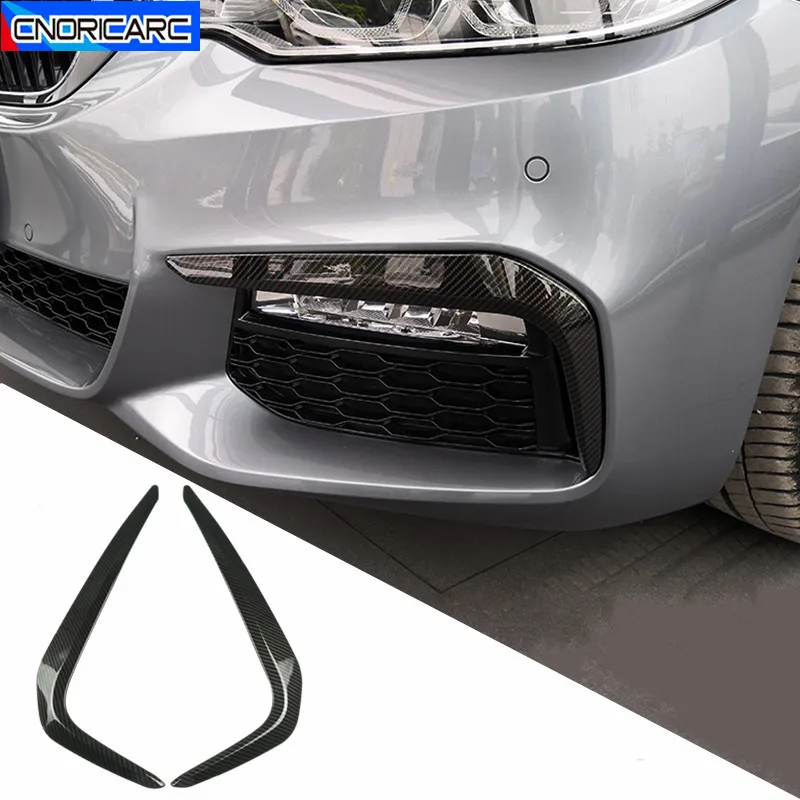 Carbon Fiber Color Front Fog Lamp Frame Decoration Sticker Trim For BMW 5 Series G30 G38 2018-2020 Exterior Light Accessories
Carbon Fiber Color Front Fog Lamp Frame Decoration Sticker Trim For BMW 5 Series G30 G38 2018-2020 Exterior Light Accessories