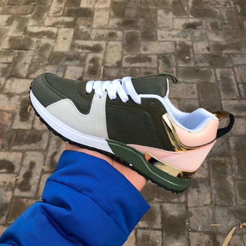 New Fashion Women Shoes Solid Color Mesh Running Shoes Lace Up Platform Shoes Women Large Size 43 Women Sports Shoes Truck Shoes
New Fashion Women Shoes Solid Color Mesh Running Shoes Lace Up Platform Shoes Women Large Size 43 Women Sports Shoes Truck Shoes