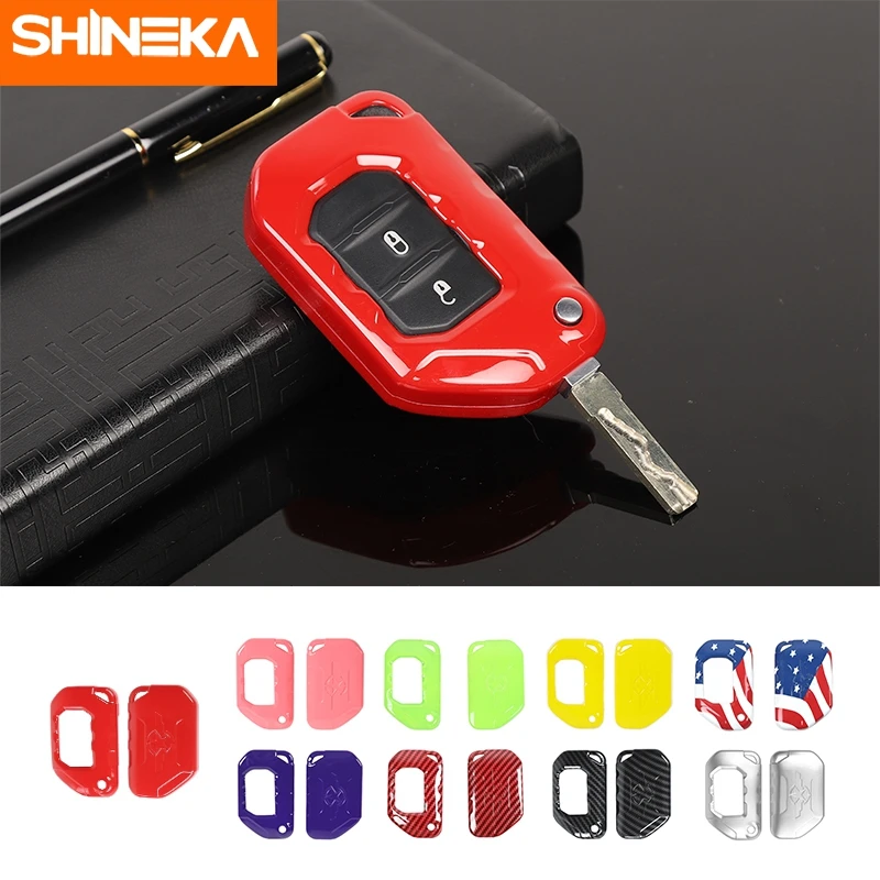 SHINEKA Car Keys Cover For Jeep Gladiator JT 2018 Car Key Case Shell Decoration Cover Accessories For Jeep Wrangler JL 2018-2021
SHINEKA Car Keys Cover For Jeep Gladiator JT 2018 Car Key Case Shell Decoration Cover Accessories For Jeep Wrangler JL 2018-2021