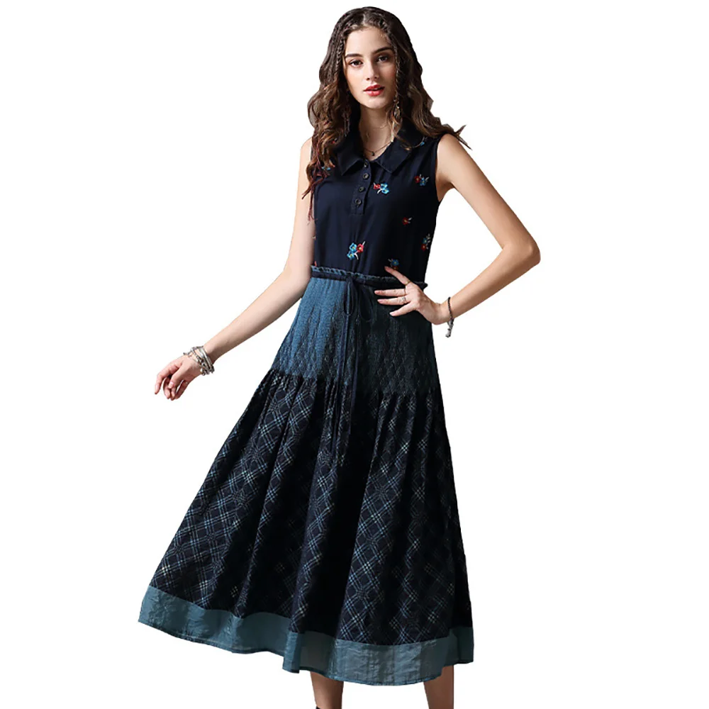 Summer Women Long Maxi Bohemian Dresses Patchwork Embroidery Flower Off Shoulder A-Line Cotton Ladies Clothes
Summer Women Long Maxi Bohemian Dresses Patchwork Embroidery Flower Off Shoulder A-Line Cotton Ladies Clothes