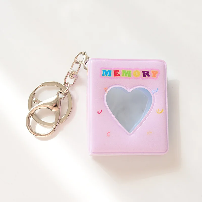 Mini 1 Inch Photo Albums 16 Pocket Love Heart Photo Sticker With Keychain Portable Backpack Pendant Star Picture Storage Book
Mini 1 Inch Photo Albums 16 Pocket Love Heart Photo Sticker With Keychain Portable Backpack Pendant Star Picture Storage Book