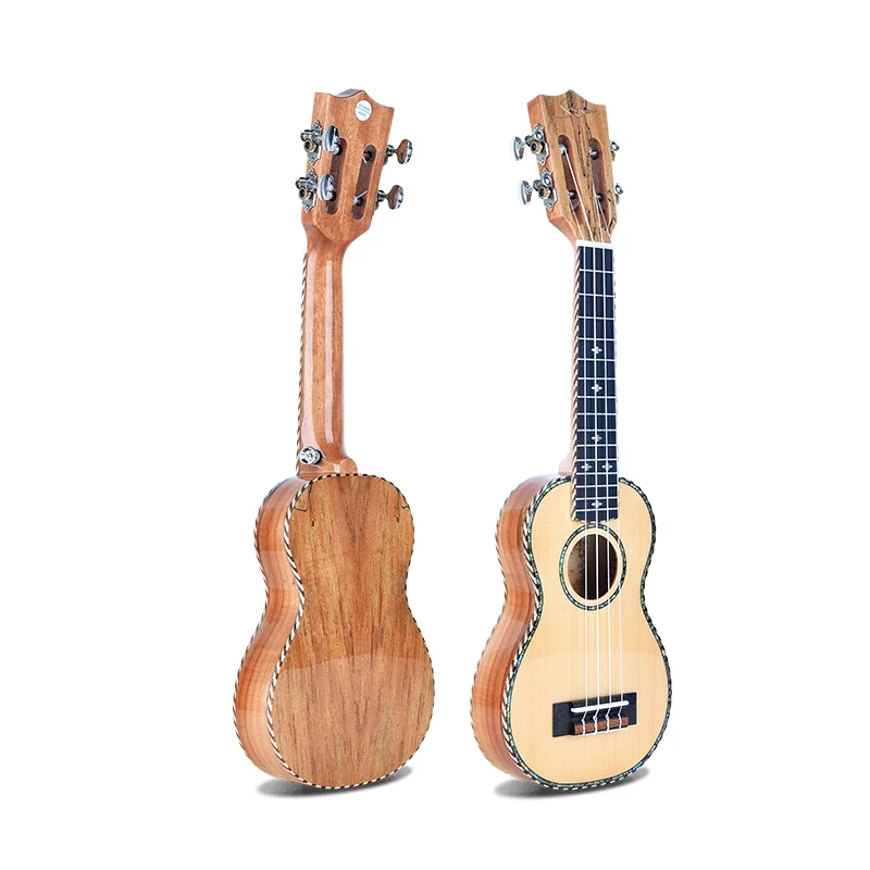 Smiger SKS-06 Solid Spruce Ukulele 21 Inch Soprano Ukulele High-Gloss Spalted Maple B&S 4 Strings Guitar Music Instrument
Smiger SKS-06 Solid Spruce Ukulele 21 Inch Soprano Ukulele High-Gloss Spalted Maple B&S 4 Strings Guitar Music Instrument