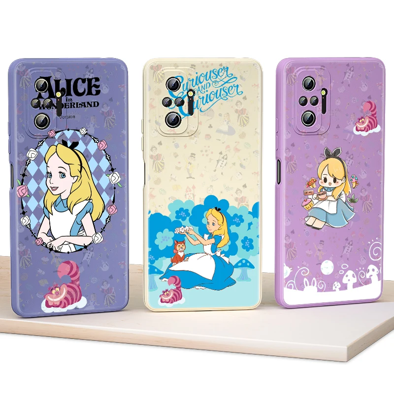 Disney Alice in Wonderland For Redmi Note 10 10S 10T 9 9S 9T 8 8T 7 7S 6 5 Pro Max Plus 5G Phone Case Liquid Silicone TPU Cover
Disney Alice in Wonderland For Redmi Note 10 10S 10T 9 9S 9T 8 8T 7 7S 6 5 Pro Max Plus 5G Phone Case Liquid Silicone TPU Cover