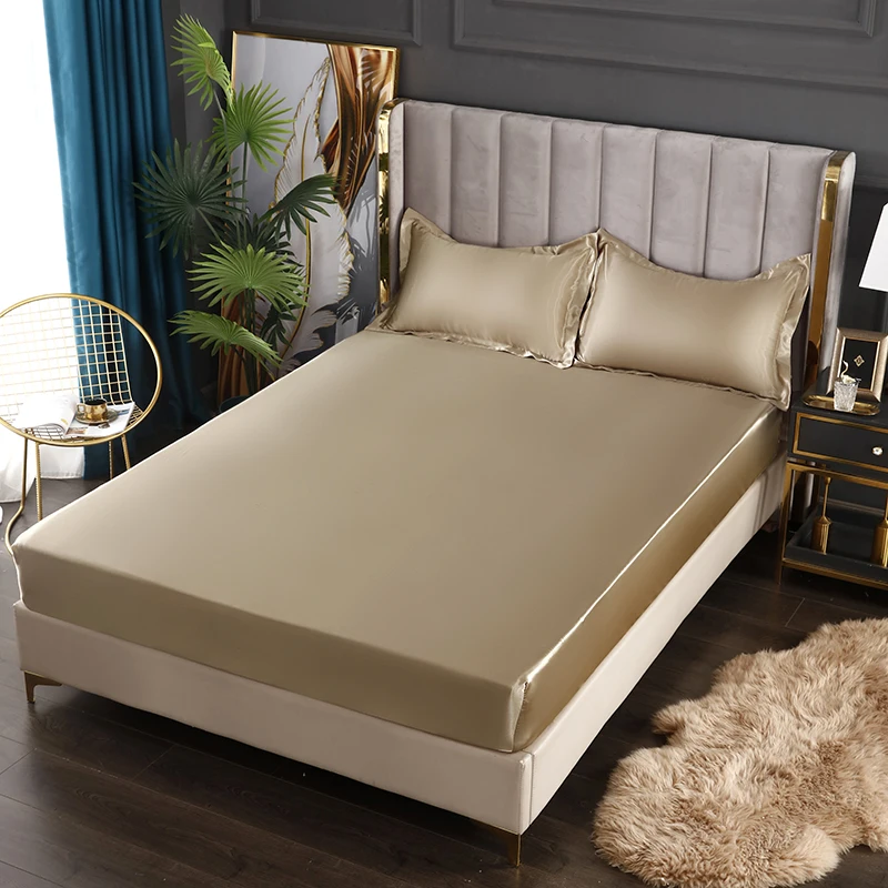 Solid Color Fitted Sheet Double Queen Size Rayon Mattress Cover Luxury Elastic Band Bed Sheet 140X200 160x200
Solid Color Fitted Sheet Double Queen Size Rayon Mattress Cover Luxury Elastic Band Bed Sheet 140X200 160x200