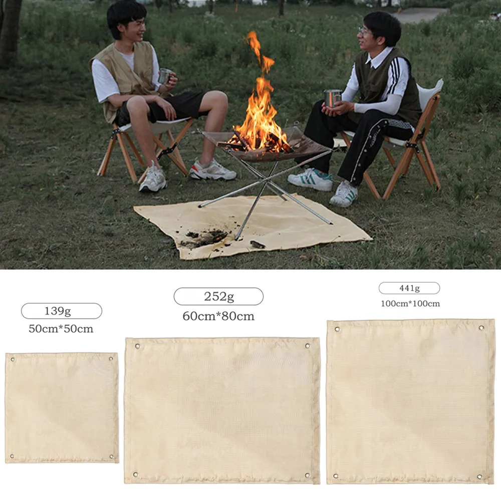 Outdoor Camping Fireproof Mat Grill Stove Mat Portable Barbecue Picnic Mat Cloth Fire Retardant Blanket Barbecue Protective
Outdoor Camping Fireproof Mat Grill Stove Mat Portable Barbecue Picnic Mat Cloth Fire Retardant Blanket Barbecue Protective