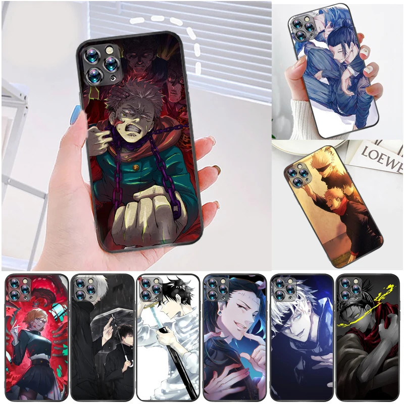 Jujutsu Kaisen Fushiguro Megumi Yuji Itadori Satoru Gojo Sukuna Phone Case For iPhone 6 6S 6Plus 7 8 Plus Soft TPU Funda Cases
Jujutsu Kaisen Fushiguro Megumi Yuji Itadori Satoru Gojo Sukuna Phone Case For iPhone 6 6S 6Plus 7 8 Plus Soft TPU Funda Cases