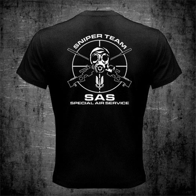 SAS Special Air Service British Army Special Forces Sniper Oversized T-shirt Men's Short Sleeve Summer Print T-shirt
SAS Special Air Service British Army Special Forces Sniper Oversized T-shirt Men's Short Sleeve Summer Print T-shirt