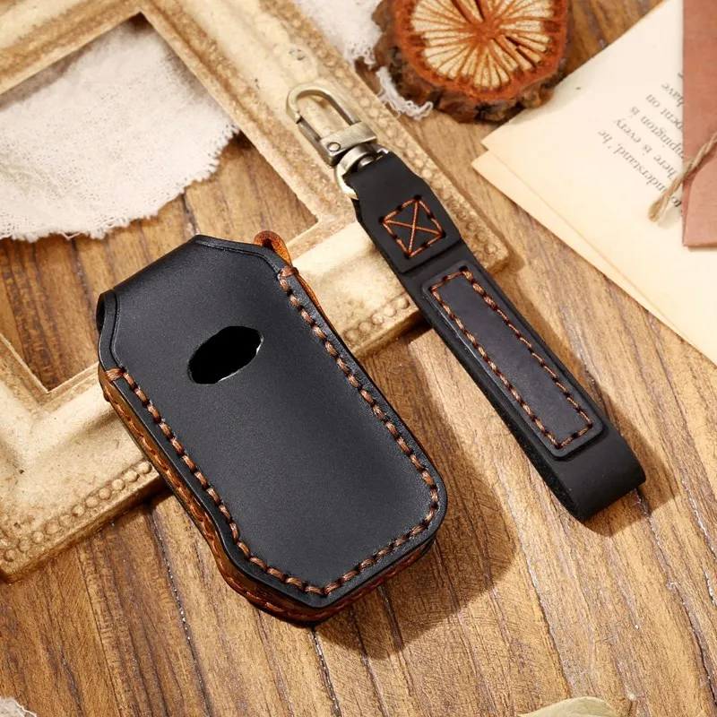 Leather Remote Car Key Case KeyChain For KIA Sportage R GT Stinger GT Sorento Cerato Forte2018 2019 Key Shell Holder
Leather Remote Car Key Case KeyChain For KIA Sportage R GT Stinger GT Sorento Cerato Forte2018 2019 Key Shell Holder