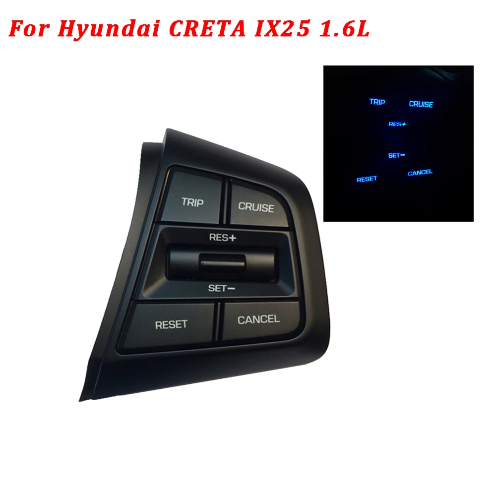 Кнопка на руль для Hyundai CRETA 1.6L IX25 правая кнопка управления круиз-контролем Bluetooth