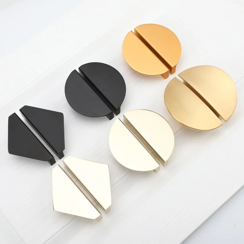 64mm Modern simplicity Cabinet handles door pull Gold black Half round Drawer Knob Zinc alloy Furniture Hardware accessories
64mm Modern simplicity Cabinet handles door pull Gold black Half round Drawer Knob Zinc alloy Furniture Hardware accessories