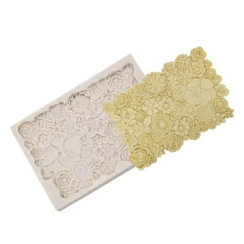 Flower Fondant Decorating Border Mould DIY Kitchen Baking Tool 163*113*15mm Floral Silicone Cake Baking Mold
Flower Fondant Decorating Border Mould DIY Kitchen Baking Tool 163*113*15mm Floral Silicone Cake Baking Mold