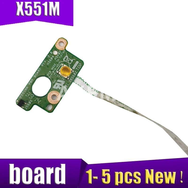 Новинка! 1- 10 шт с кабелем для Asus X551 X551M X551MA X551MAV X551C X551CA F551 F551M Переключатель платы кнопки питания
Новинка! 1- 10 шт с кабелем для Asus X551 X551M X551MA X551MAV X551C X551CA F551 F551M Переключатель платы кнопки питания