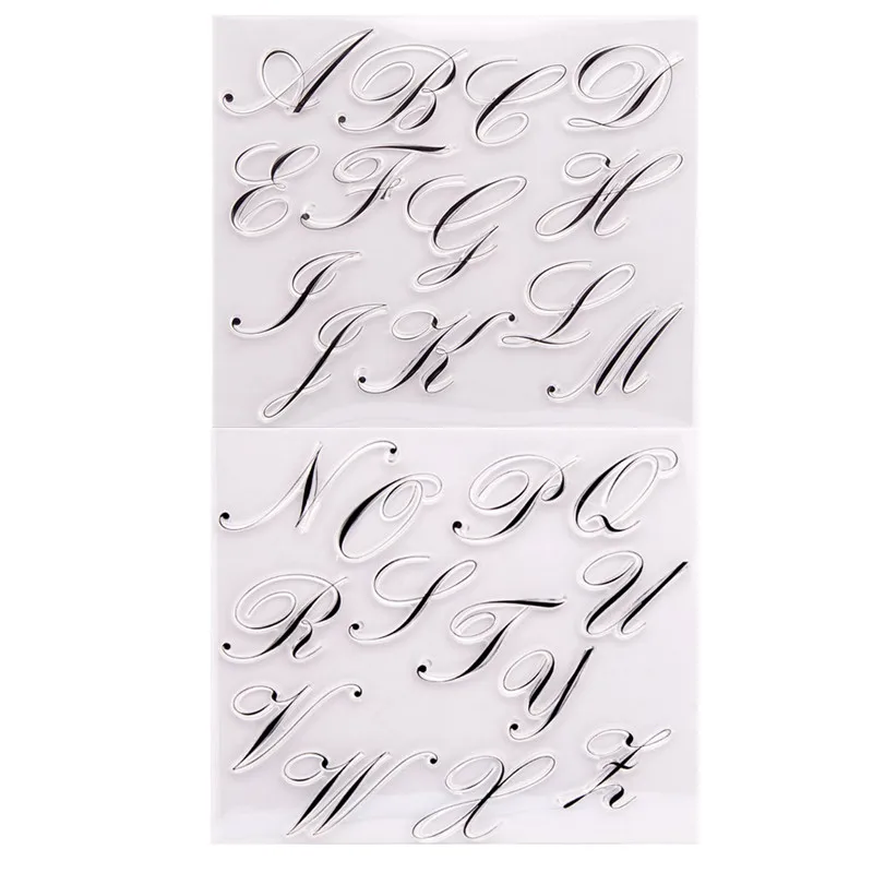 Italic Capital Letters Transparent Silicone Seal DIY Hand Account Crafts Decoration Embossing Scrapbooking Photo Album Postcards
Italic Capital Letters Transparent Silicone Seal DIY Hand Account Crafts Decoration Embossing Scrapbooking Photo Album Postcards