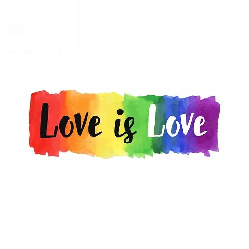 For Love Is Love Gay LGBT Car Stickers Sunscreen Vinyl JDM Bumper Trunk Truck Graphics Fine Decal 13cm*5cm 
For Love Is Love Gay LGBT Car Stickers Sunscreen Vinyl JDM Bumper Trunk Truck Graphics Fine Decal 13cm*5cm
