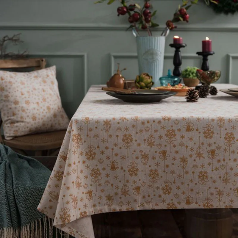 Floral Pattern Table Cover Restaurant Hotel Household Table Home Decoration Christmas Festival Cotton and Linen Tablecloth 
Floral Pattern Table Cover Restaurant Hotel Household Table Home Decoration Christmas Festival Cotton and Linen Tablecloth