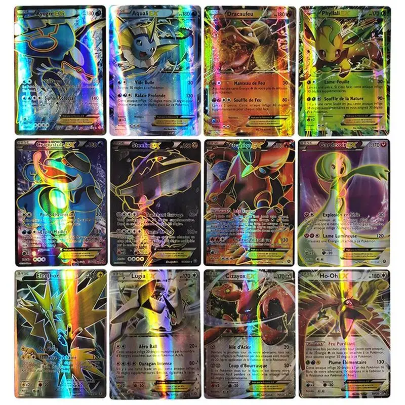 100 Pcs Anime Card Set Flash Card Cartoon Game Card 100VF (50Vmax + 50V) / 100EF(80ex + 20mega)/ 100gx French Cartoon Card Set
100 Pcs Anime Card Set Flash Card Cartoon Game Card 100VF (50Vmax + 50V) / 100EF(80ex + 20mega)/ 100gx French Cartoon Card Set