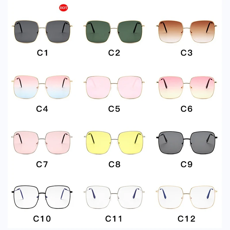 RBRARE Luxury Square Sunglasses Women Brand Designer Retro Alloy Frame Big Sun Glasses Vintage Gradient Male Oculos Feminino
RBRARE Luxury Square Sunglasses Women Brand Designer Retro Alloy Frame Big Sun Glasses Vintage Gradient Male Oculos Feminino